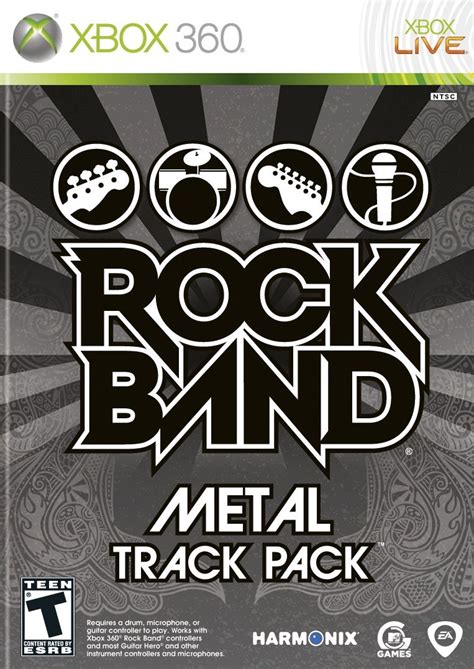 rock band metal track pack box|rock band metal track pack song list.